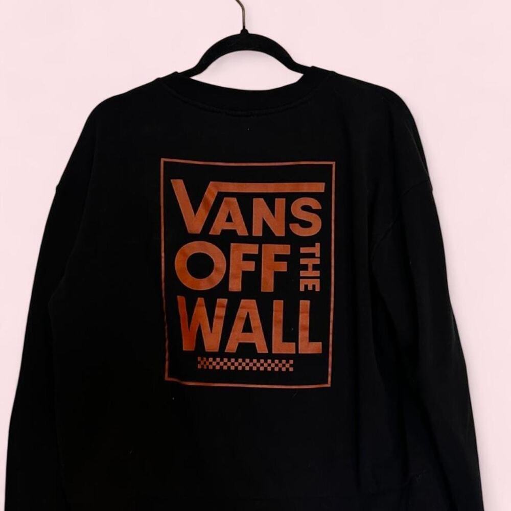 Black vans crewneck sweatshirt with